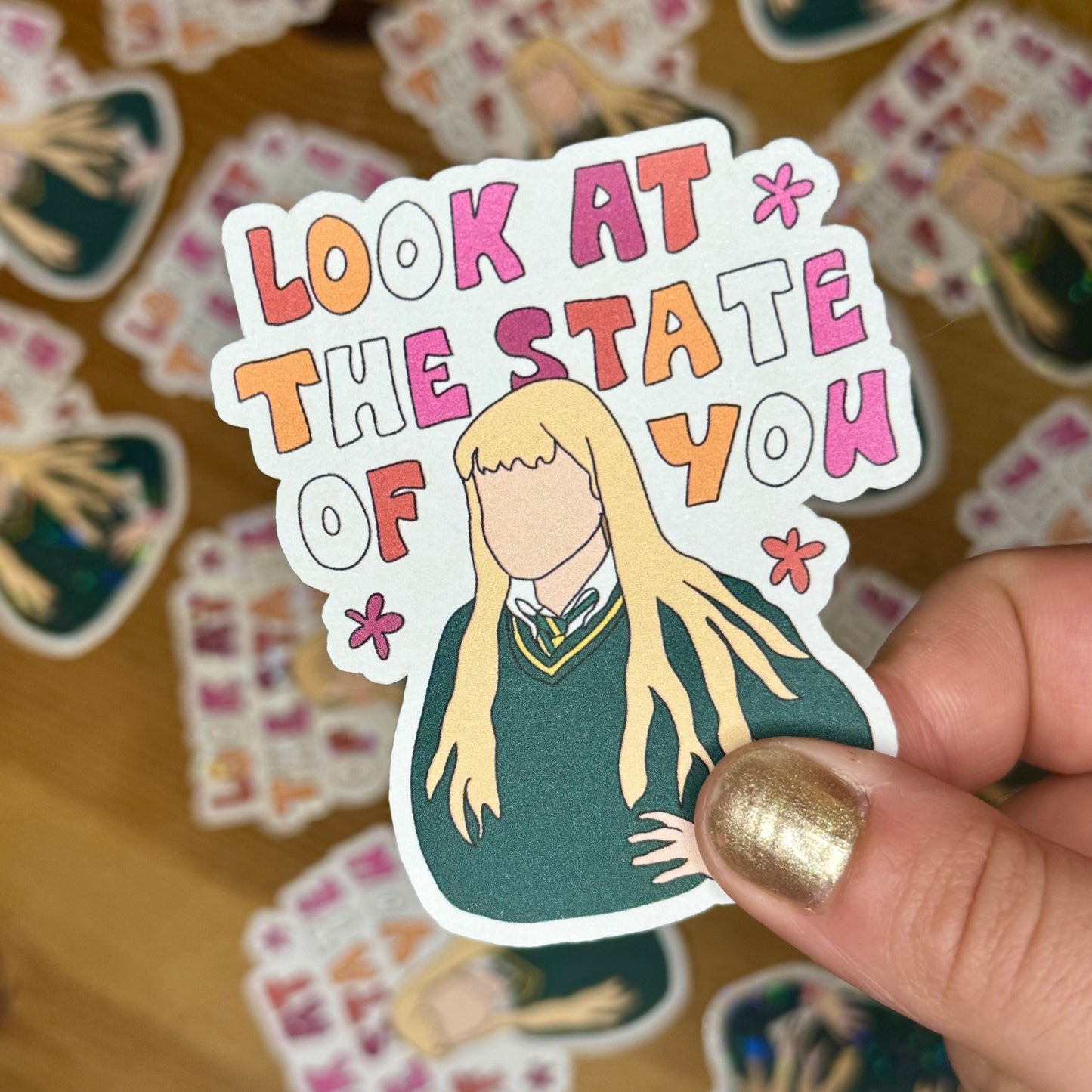 Look At The State of You Sticker