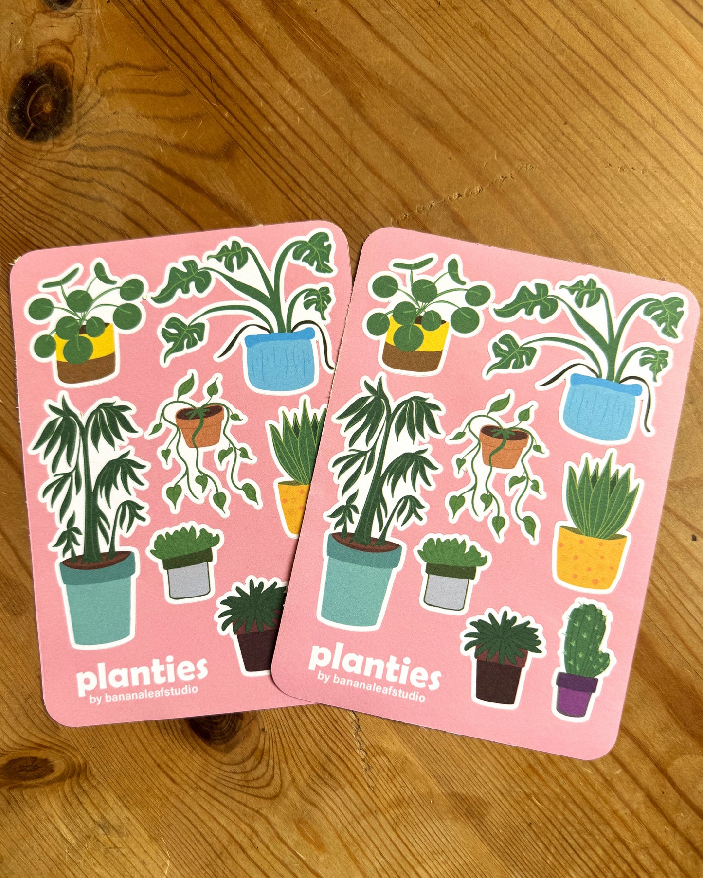 planties sticker sheet