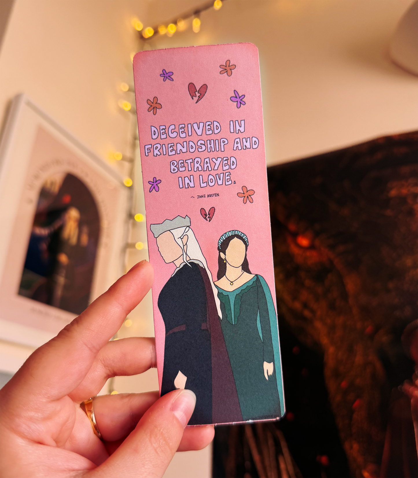 Rhaenicent Double Sided Bookmark