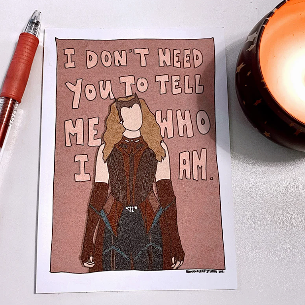 Scarlet Witch A6 Print
