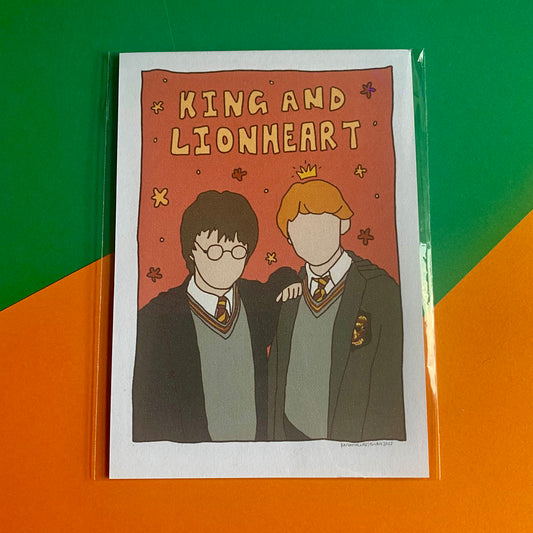 King and Lionheart Print