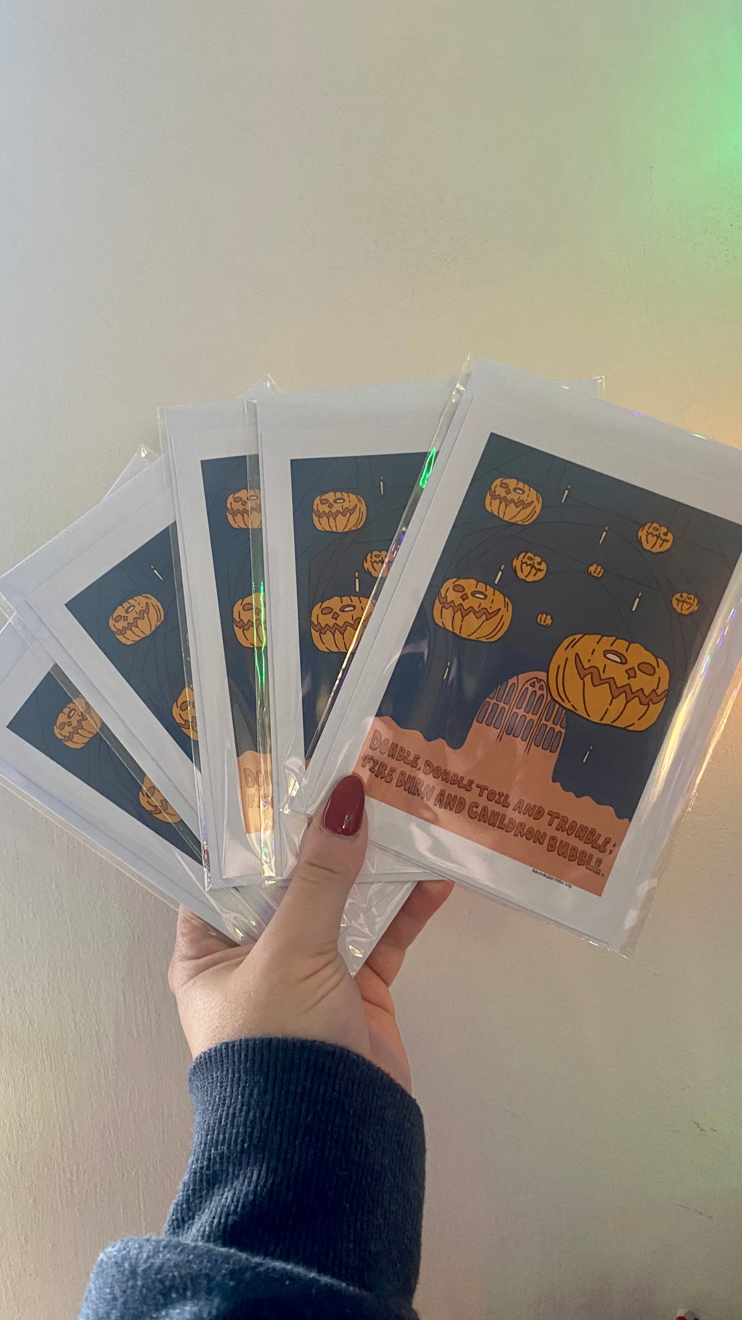Magical Pumpkin Halloween Card