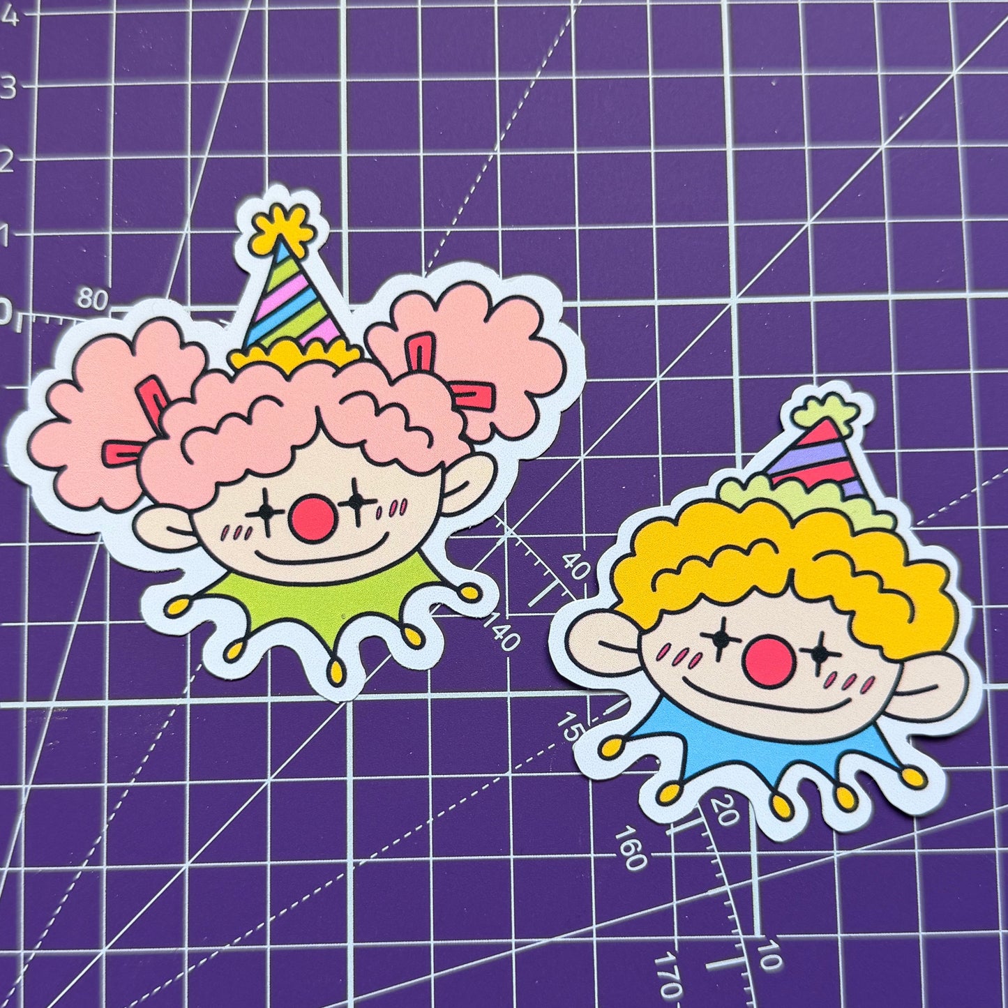 Clown Kiddo Stickers 💐