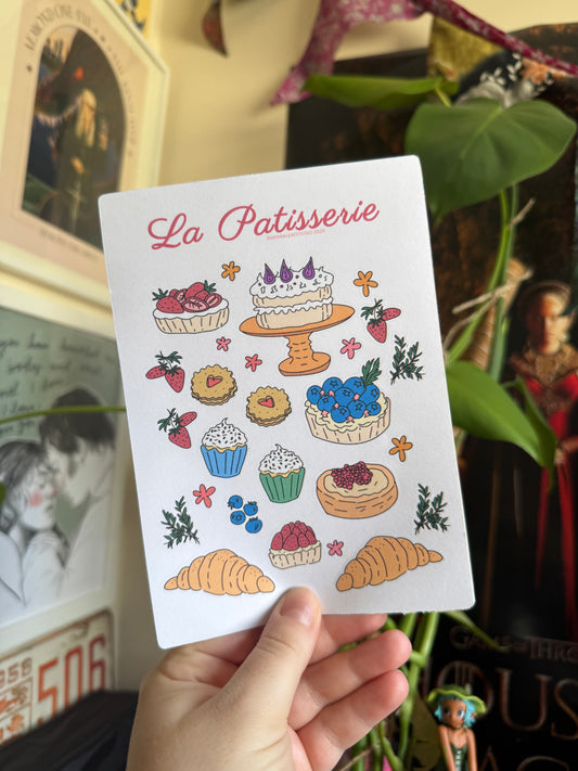 la patisserie sticker sheet