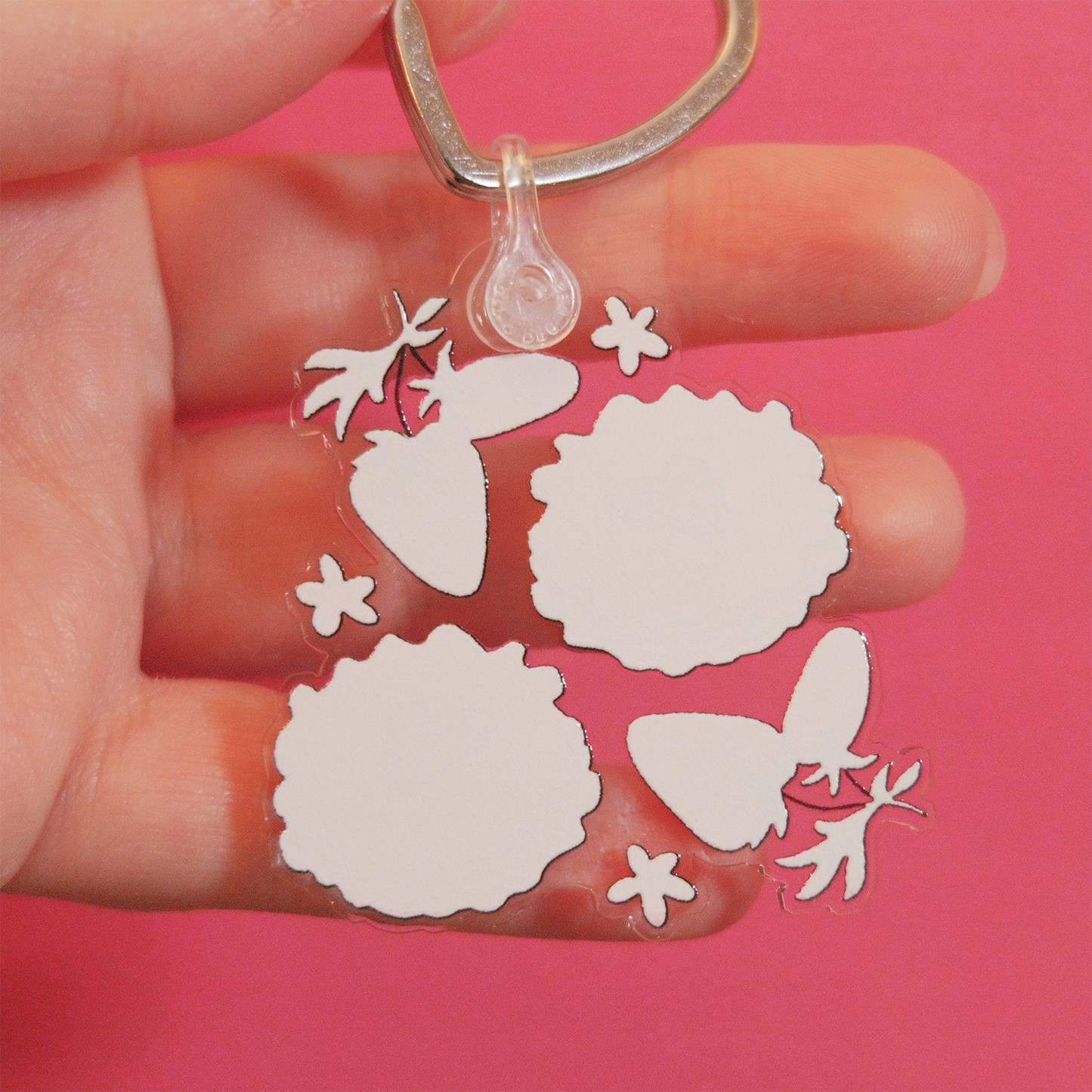 Jammy Heart Keyring 🩷