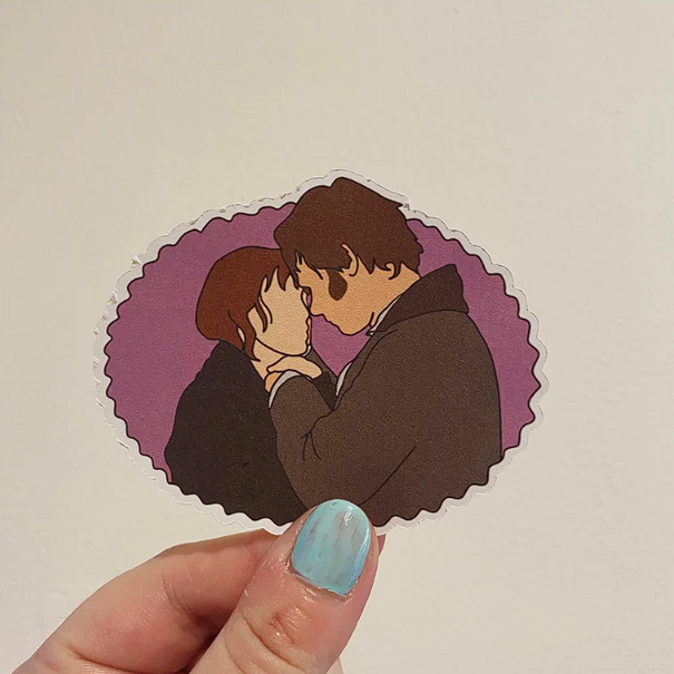 Darcy & Lizzie Sticker