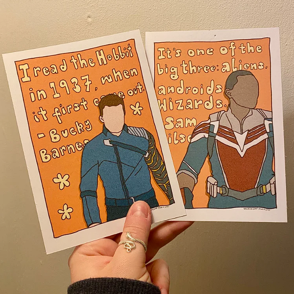 Falcon & Winter Soldier A6 Print