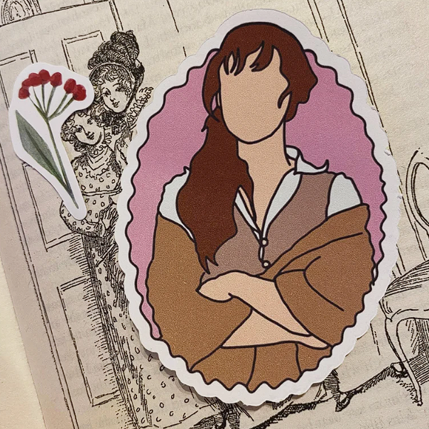 Elizabeth Bennet Matte Sticker